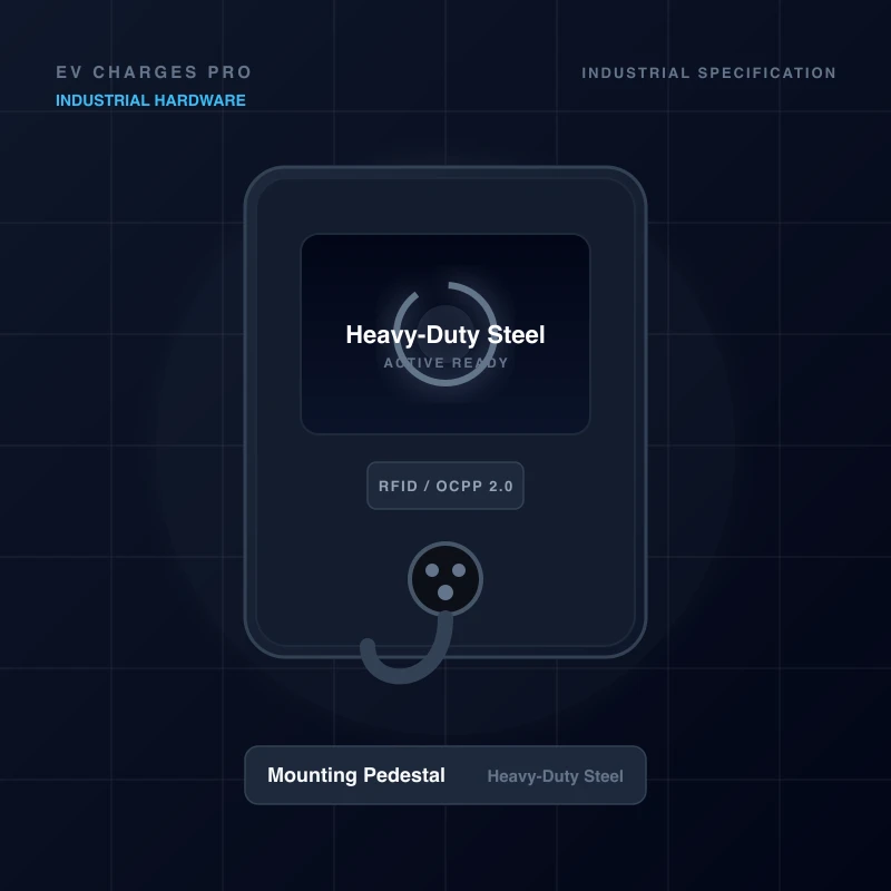 Commercial EV Mounting Infrastructure & Pedestals